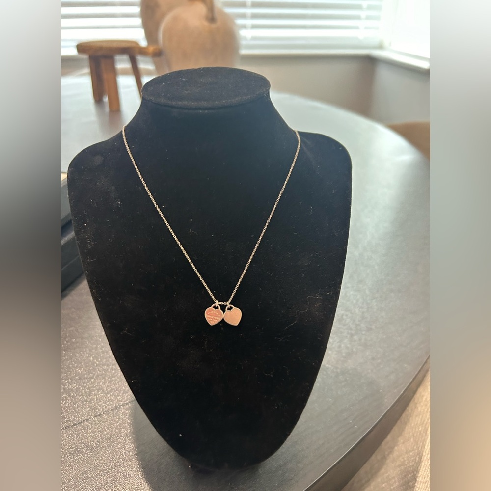 Return to Tiffany necklace double heart